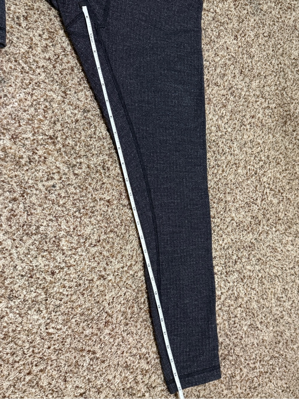 Lululemon Wunder Under High Rise HR Tight Awaken 25" Black White Knit 8 - Picture 5 of 7